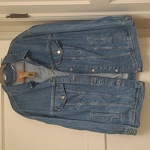 Levi's baggy denim trucker jacket size 1z NWT